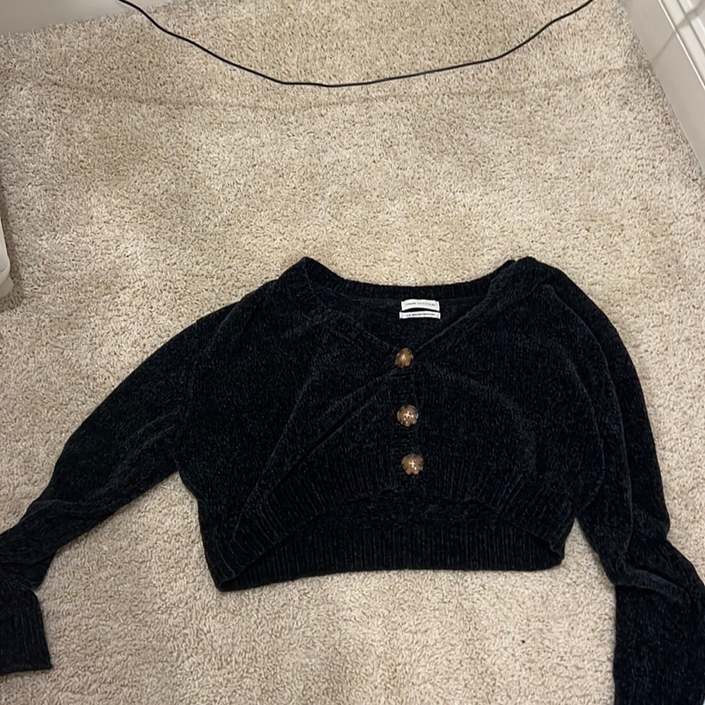 black urban outfitters button sweater WORN ONCE